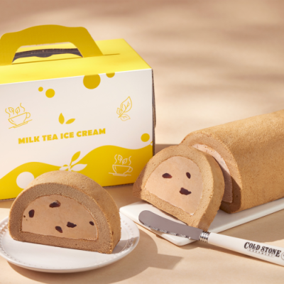 COLD STONE夏日療癒系甜點「立頓茶歐蕾冰心捲」